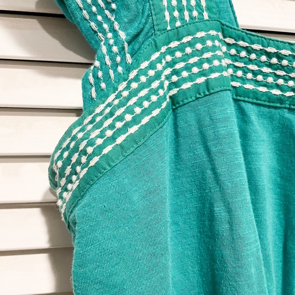 LOFT Boho Short Sleeve top - Picture 2 of 8